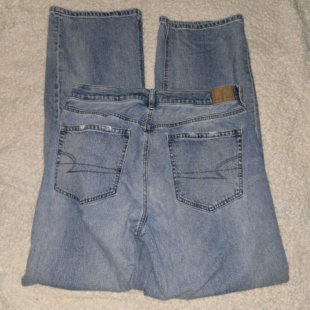 American Eagle Outfitters Light Blue Wide Leg Jeans